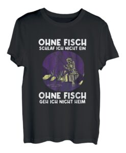Hapfox Skelett Angler T-Shirt