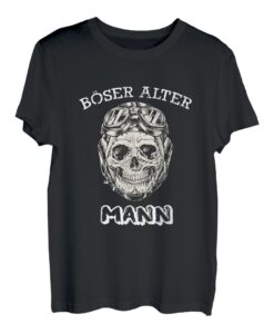Hapfox T-Shirt Totenkopf Skull Opa Papa Herren T-Shirt