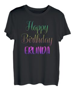 Happy Birthday Erlinda Geschenkidee T-Shirt