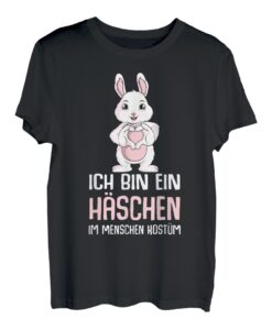 Hasen Kostüm Hase Kaninchen Häschen Mädchen Kinder Damen T-Shirt