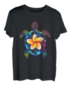 Hawaiian Tie Dye Meeresschildkröte, Hawaii für Damen und Herren T-Shirt