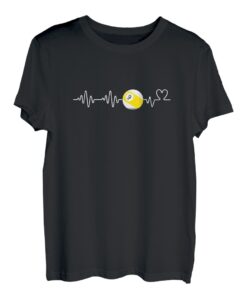 Heartbeat Billiard Player 9-Ball Spieler Billiardkugel T-Shirt