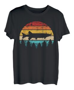 Hecht Angeln vintage retro T-Shirt