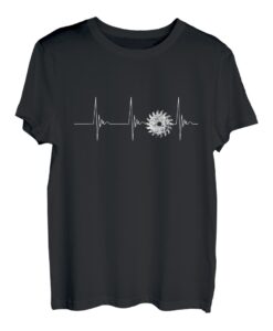 Heimwerker Schreiner Handwerker Herzschlag Kreissäge T-Shirt