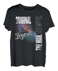 Herren 50 Geburtstag Mann Geschenk 1972 Legende 50 Jahre T-Shirt