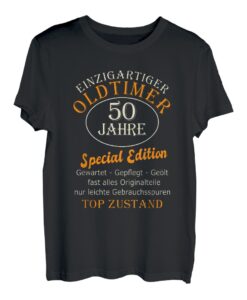 Herren 50 Jahre Geburtstag Mann Männer 50ster 50sten 50er Oldtimer T-Shirt