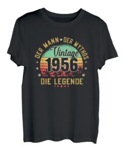 Herren 67. Geburtstag Geschenk Mann Mythos Legende Vintage 1956 T-Shirt
