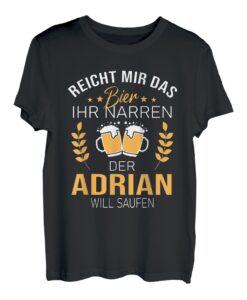 Herren Adrian Name Geschenk-Idee Geburtstag Lustiger Spruch T-Shirt