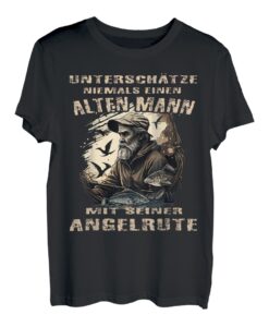 Herren Angeln Angler Alter Mann lustiges Spruch T-Shirt