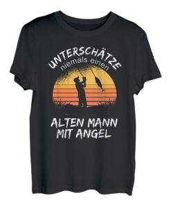 Herren Angelrute Angeln - Ich liebe meine Frau Geschenk für Angler T-Shirt