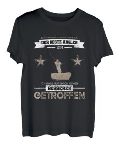 Herren Angelspruch Raubfische Angeln Bootsangeln Angler Witze T-Shirt