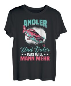 Herren Angler Fischer Fischerhut Angel Ausrüstung - Angler Papa T-Shirt
