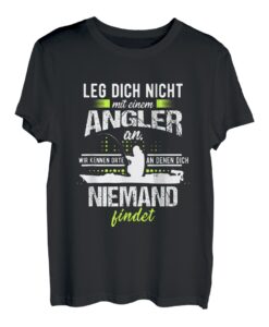 Herren Angler Geschenk-Idee fürs Fischen und Angeln, Motiv-Sprüche T-Shirt