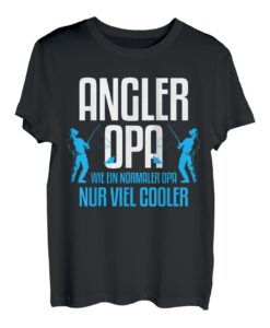 Herren Angler Opa Geschenk Idee Angeln Lustig T-Shirt