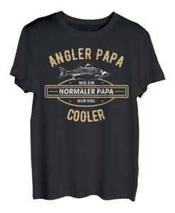 Herren Angler Papa Vatertag Geschenk Vater Angeln Spruch T-Shirt