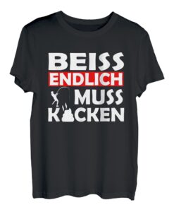Herren Angler Spruch Fischer angeln muss kacken T-Shirt