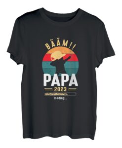 Herren Baam Papa 2023 Loading Dabbing Boy wird bald Vater T-Shirt