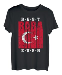 Herren Baba Vatertag Babalar Günü Hediyesi türkischer Vater T-Shirt