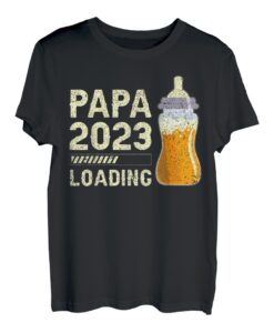 Herren Baby Ankündigung 2023, Babyflasche für Werdenden Papa 2023 T-Shirt