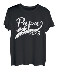 Herren Babyfüße - Papa 2023 - T-Shirt