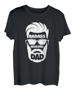 Herren Bartträger Vater Geschenk Spruch T-Shirt