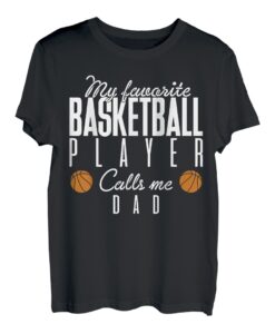 Herren Basketball Dad Vater Geschenk Basketballspieler Basketballer T-Shirt