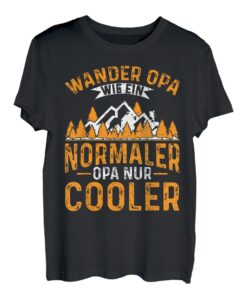 Herren Bergsteiger Wander Opas Sind Cooler Trekking Lustiges Wander T-Shirt