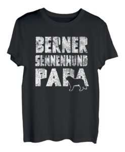 Herren Berner Sennenhund Papa Hundepapa Vater Herrchen Bernersennen T-Shirt