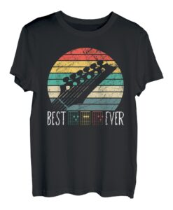 Herren Best Guitar DAD Ever Music chords Father musician T-Shirt
