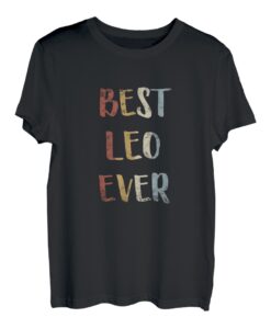 Herren Best Leo Ever Retro Vintage Vornamen Geschenk T-Shirt