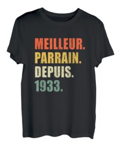 Herren Best Paten seit 1933 Geschenk Geburtstag Mädchen T-Shirt