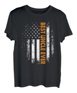 Herren Best Uncle Ever American Flag Vatertag 4. Juli T-Shirt