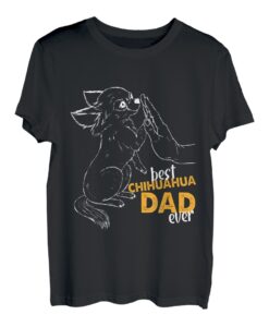 Herren Bester Chihuahua-Vater aller Zeiten Chihuahua Papa Chihuahua T-Shirt