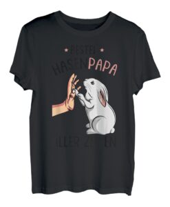 Herren Bester Hasen Papa aller Zeiten Hase Kaninchen Hasen T-Shirt