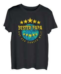 Herren Bester Papa auf der ganzen Welt - Vatertag T-Shirt