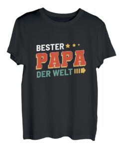 Herren Bester Papa Der Welt Geschenkidee T-Shirt