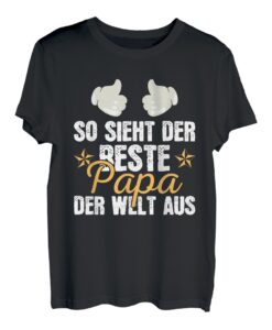 Herren Bester Papa Der Welt Love Dad Bester Papa Vatertag T-Shirt