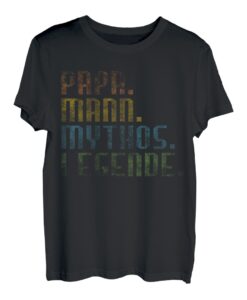 Herren Bester Papa Vater Tshirt | Mann Mythos Legende T-Shirt