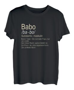 Herren Bester Vater Babo T-Shirt