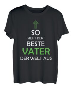 Herren Bester Vater der Welt Dad Geschenk T-Shirt