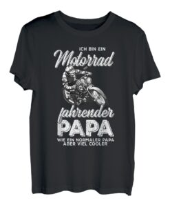 Herren Biker Papa Motorrad Spruch Vater Vatertag Geschenk T-Shirt