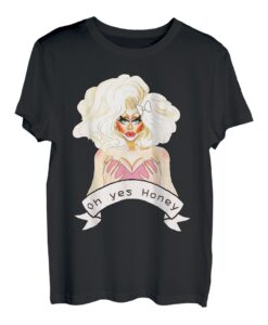 Herren Bisexual Gay Queer Bi Trans LGBTQ Drag Queen Oh yes honey T-Shirt