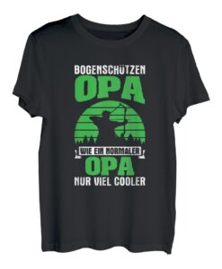 Herren Bogenschützen Opa Viel Cooler Bogensport Bogenschießen T-Shirt