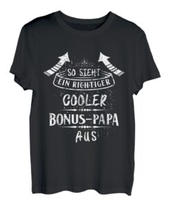 Herren Bonus Papa Bonuspapa Bonus Vater Stiefvater Geschenk T-Shirt
