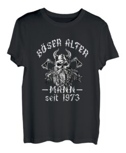 Herren Böser Alter Mann seit 1973 - 50. Geburtstag Herren Männer T-Shirt