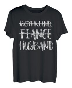Herren Boyfriend Fiance Husband T-Shirt Married Man Hochzeit Shirt T-Shirt