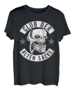 Herren Club der alten Säcke Männer Motorrad Alter Sack Geburtstag T-Shirt
