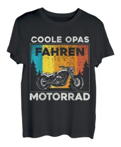Herren Coole Opas fahren Motorrad | Motorradfahrer Biker Großvater T-Shirt
