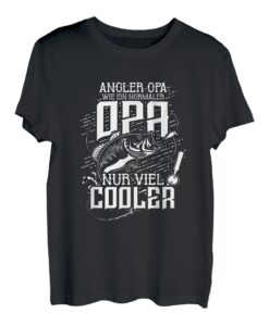 Herren Cooler Angler Opa - Lustiges Angler und Fischer T-Shirt