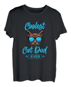 Herren Coolest Cat Dad Ever - Coolster Katzenpapa und Katzen Vater T-Shirt